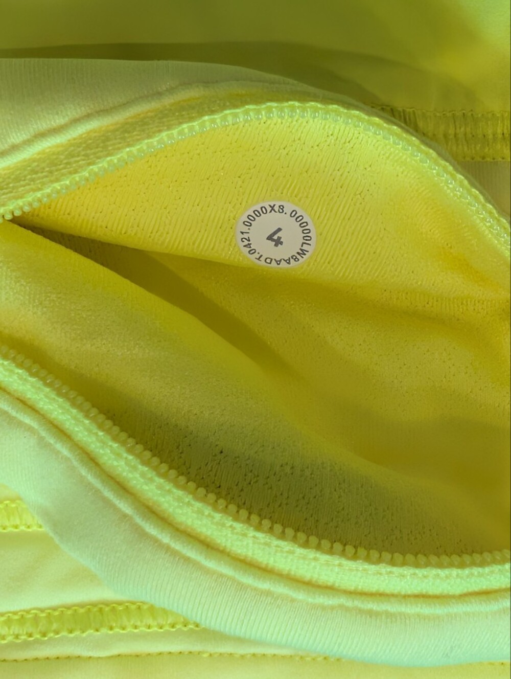 Lululemon Pace Rival Mid Rise Skirt Size 4 Highlight Yellow Neon Cute Activewear - Picture 5 of 9